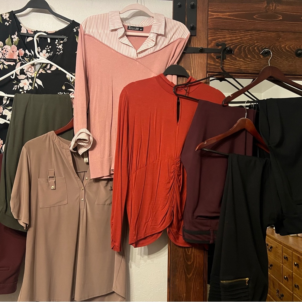 Stylish Women's Blouse Collection - Pink, Red, Beige